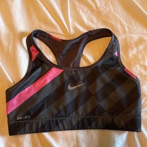 Nike swoosh sports bra